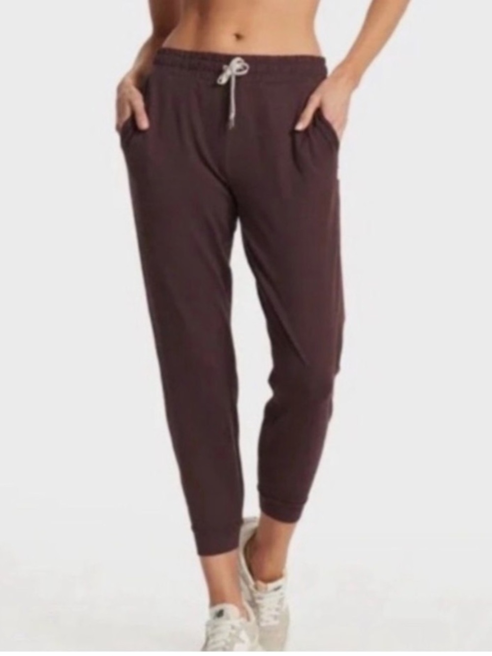 Vuori Performance Heather Brown Performance Drawstring Jogger Pants Size Small L
